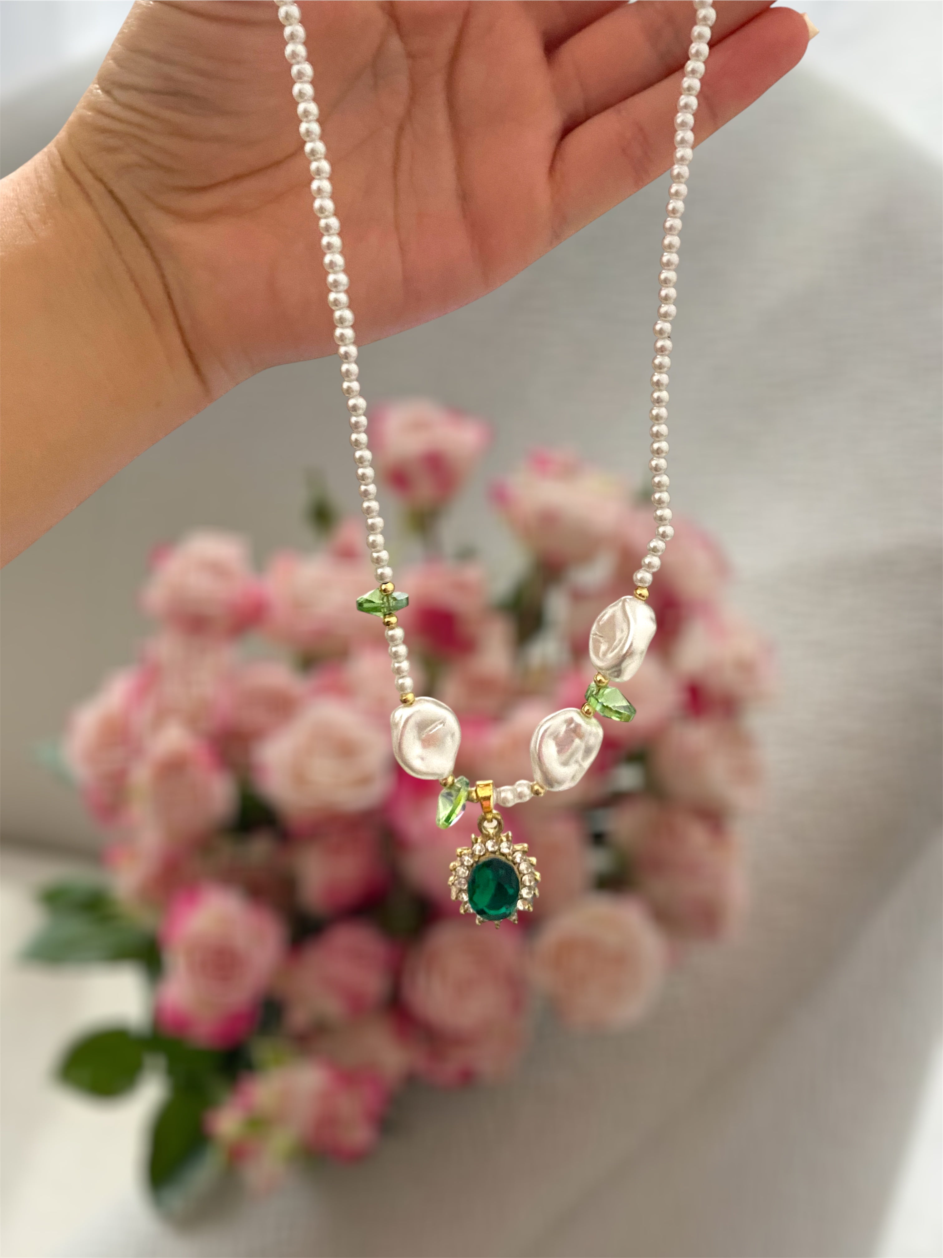 Cadena con perlas